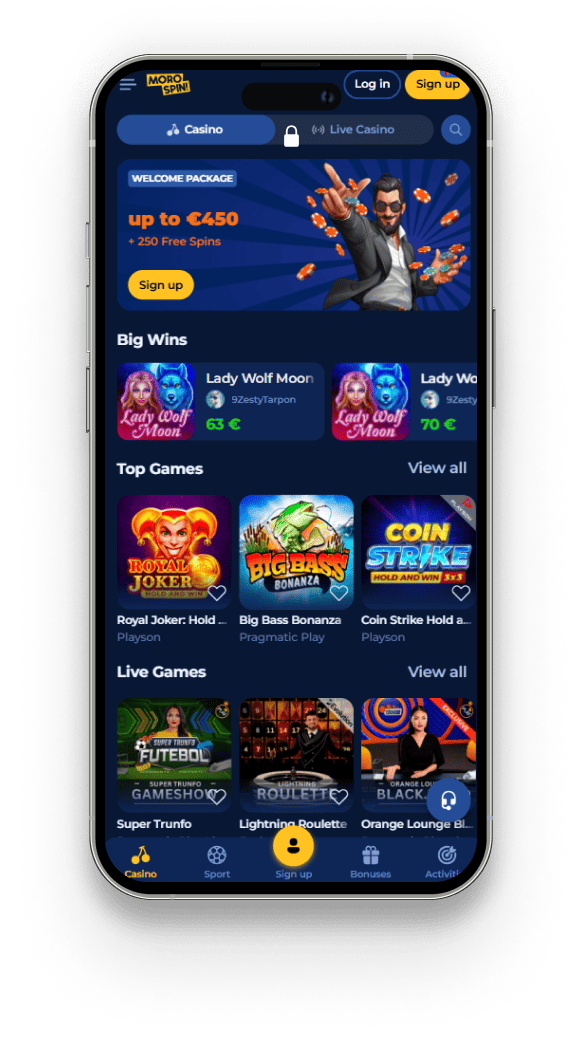 Morospin Casino: Morospin Bonus ohne Einzahlung – Chancen für neue Spieler